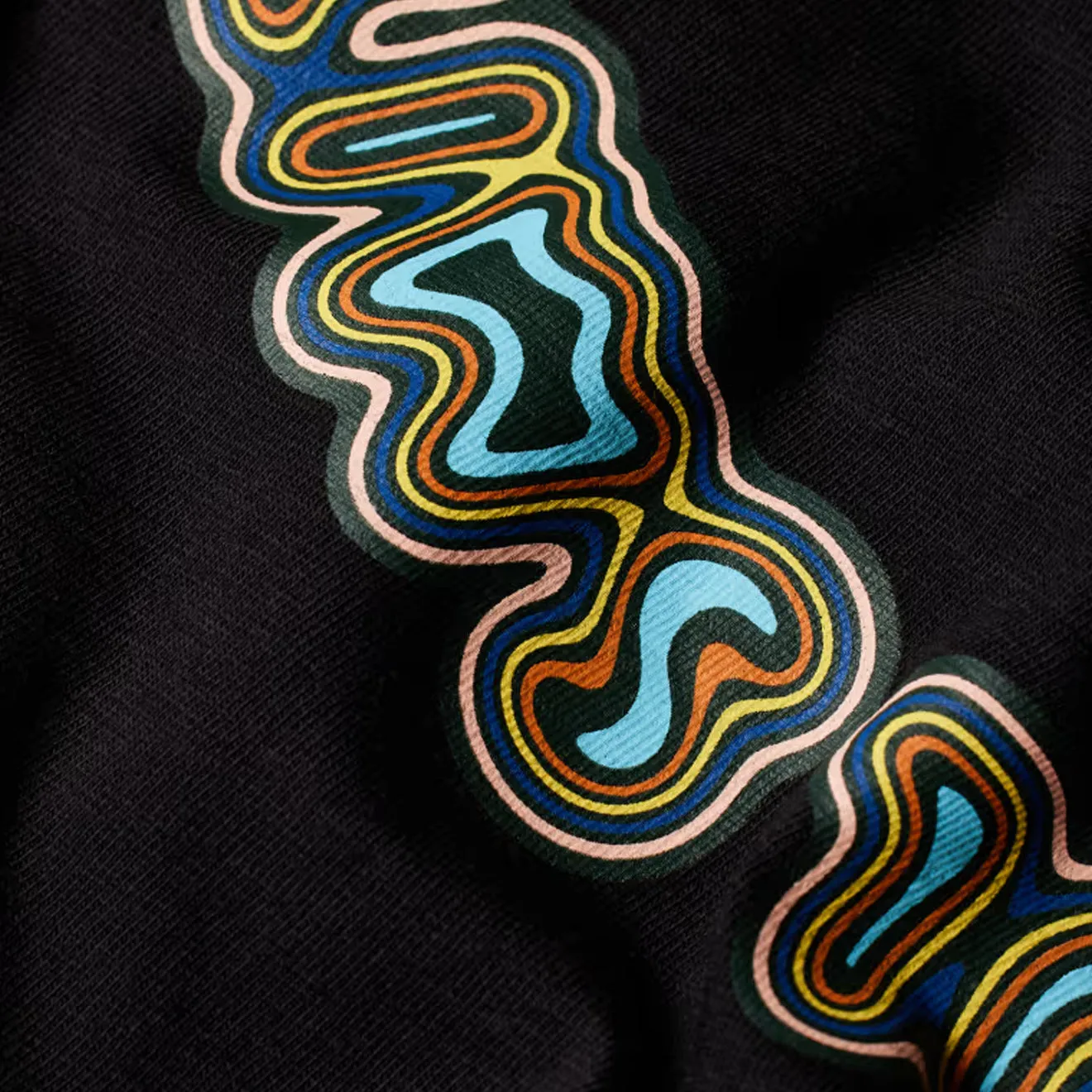 Paul Smith T-Shirt Happy Graphique Noir