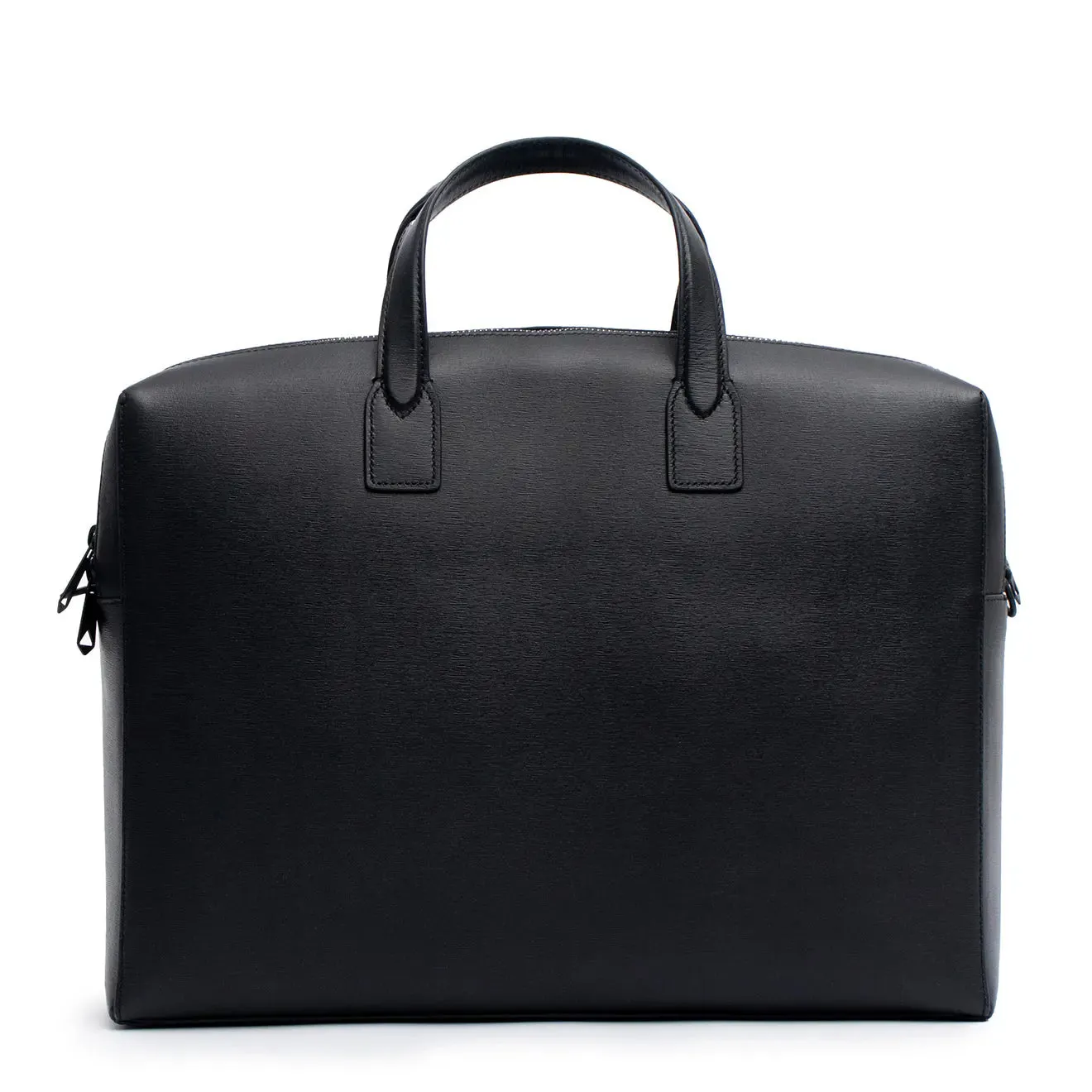 Paul Smith Sac en Cuir à Double Fermeture Éclair Noir Vêtements Paul Smith