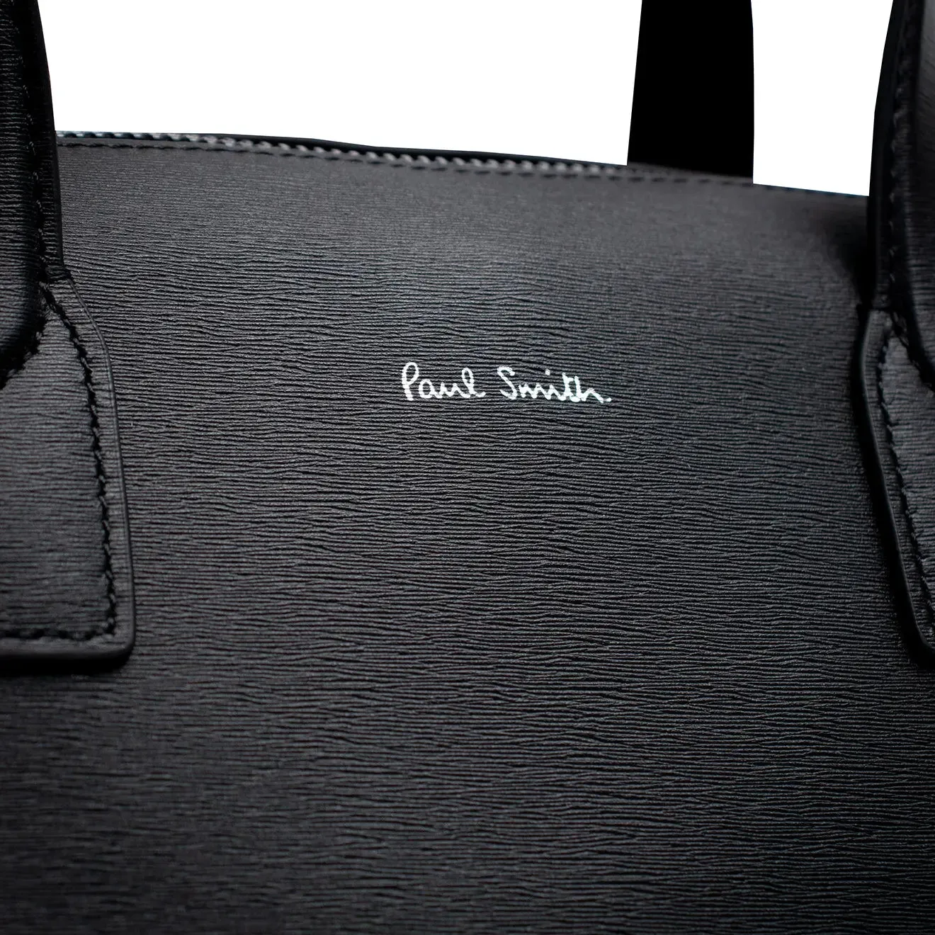 Paul Smith Sac en Cuir à Double Fermeture Éclair Noir Vêtements Paul Smith