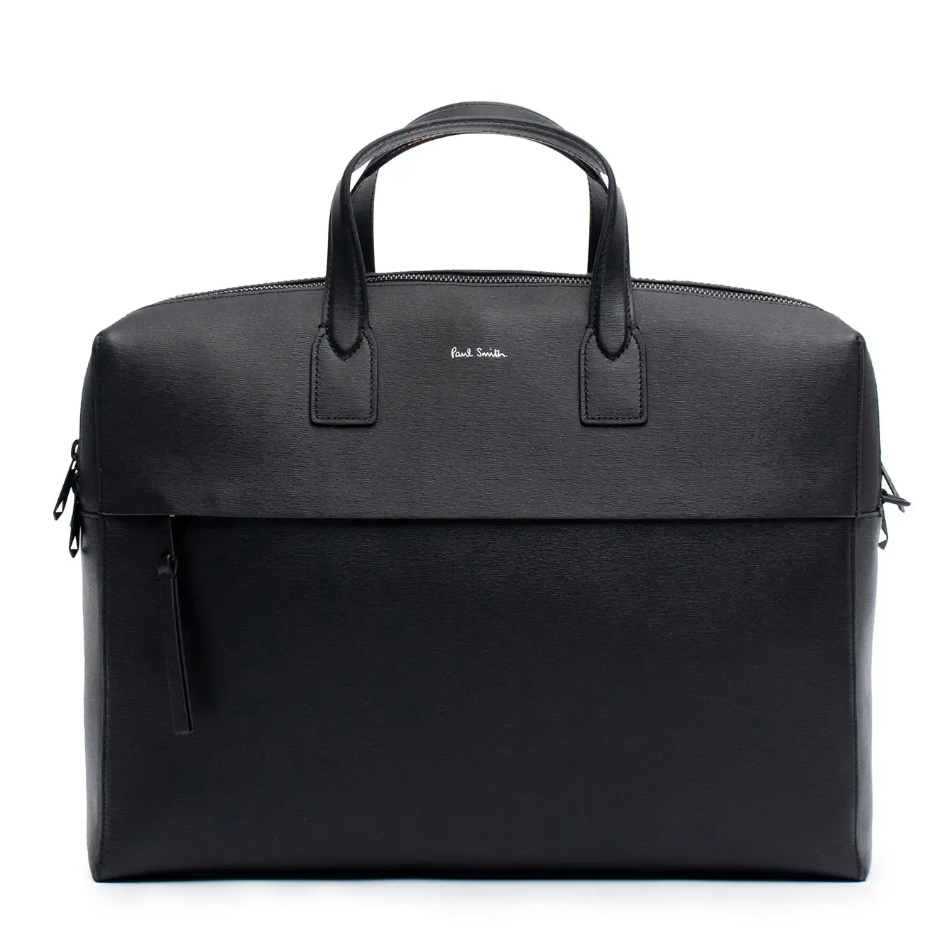 Paul Smith Sac en Cuir à Double Fermeture Éclair Noir Vêtements Paul Smith