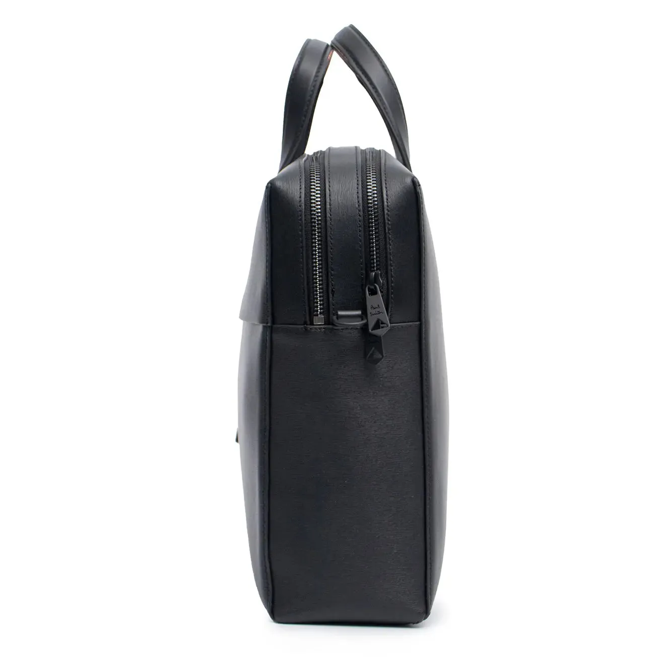 Paul Smith Sac en Cuir à Double Fermeture Éclair Noir Vêtements Paul Smith
