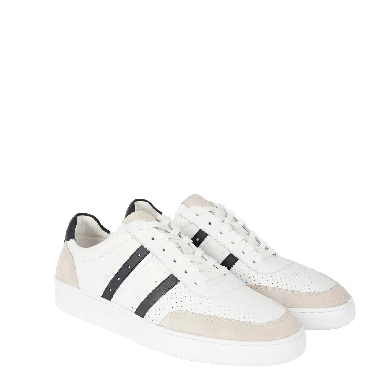 Paul Smith Chaussures en cuir Birch Blanc Vêtements Paul Smith