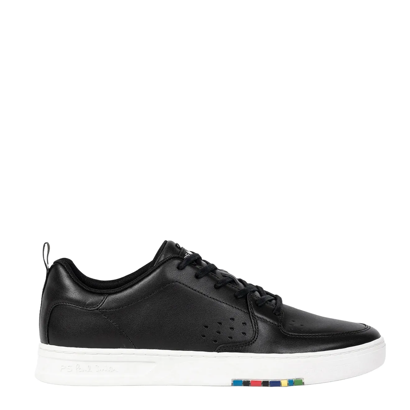 Paul Smith Chaussures de Sport en Cuir 'Cosmo' Noir Vêtements Paul Smith