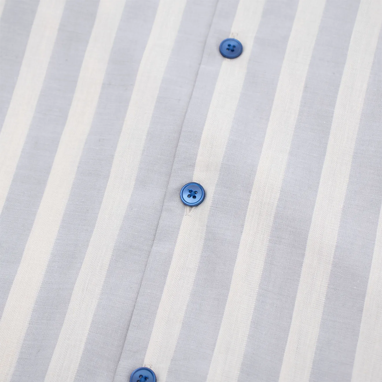 Paul Smith Chemise Manches Longues Regular Fit Rayures Bleu Clair et Blanc Vêtements Paul Smith