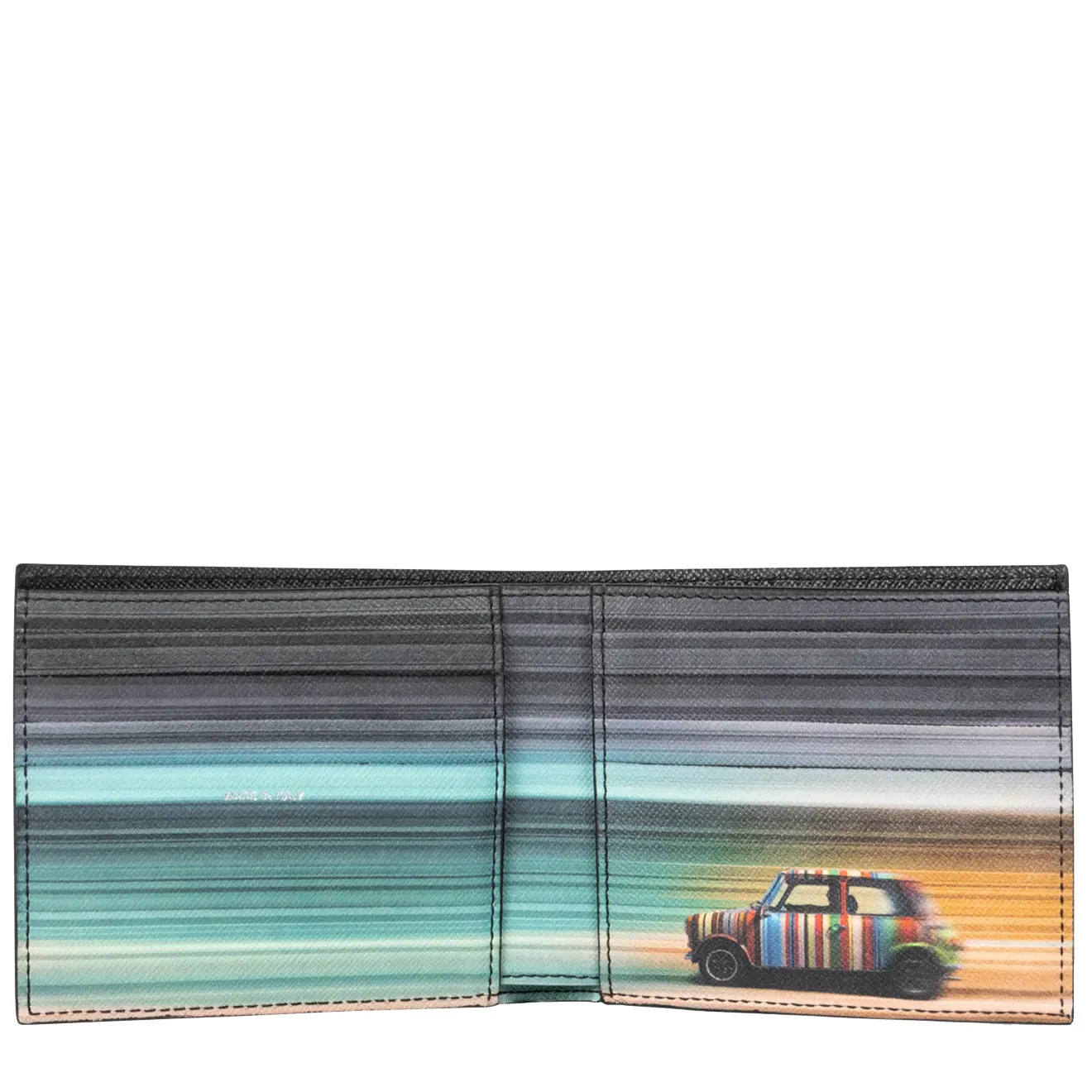 Paul Smith 'Mini Blur' Portefeuille intérieur à rabat Noir Vêtements Paul Smith