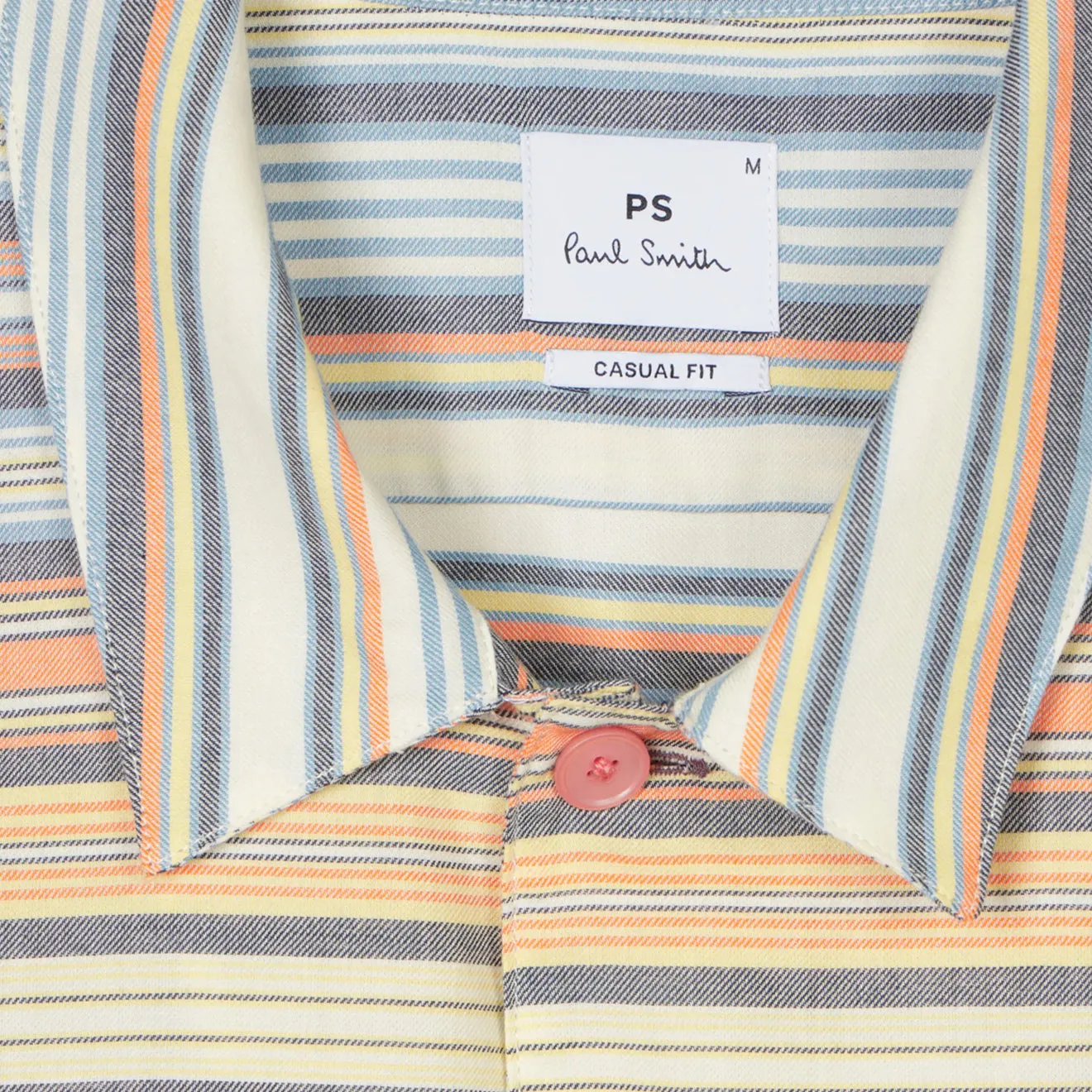 Chemise en coton à rayures multicolores Paul Smith