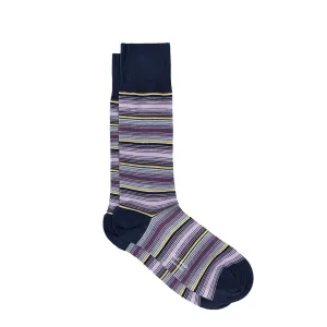 Paul Smith Ombre Stripe Socks Navy Clothing Paul Smith