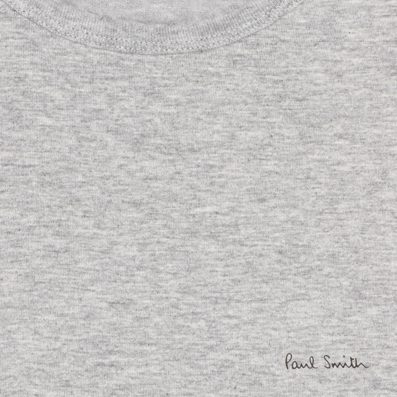 Paul Smith T-shirts de détente en coton biologique avec logo - Pack de trois - Blanc / Noir / Gris - Vêtements Paul Smith