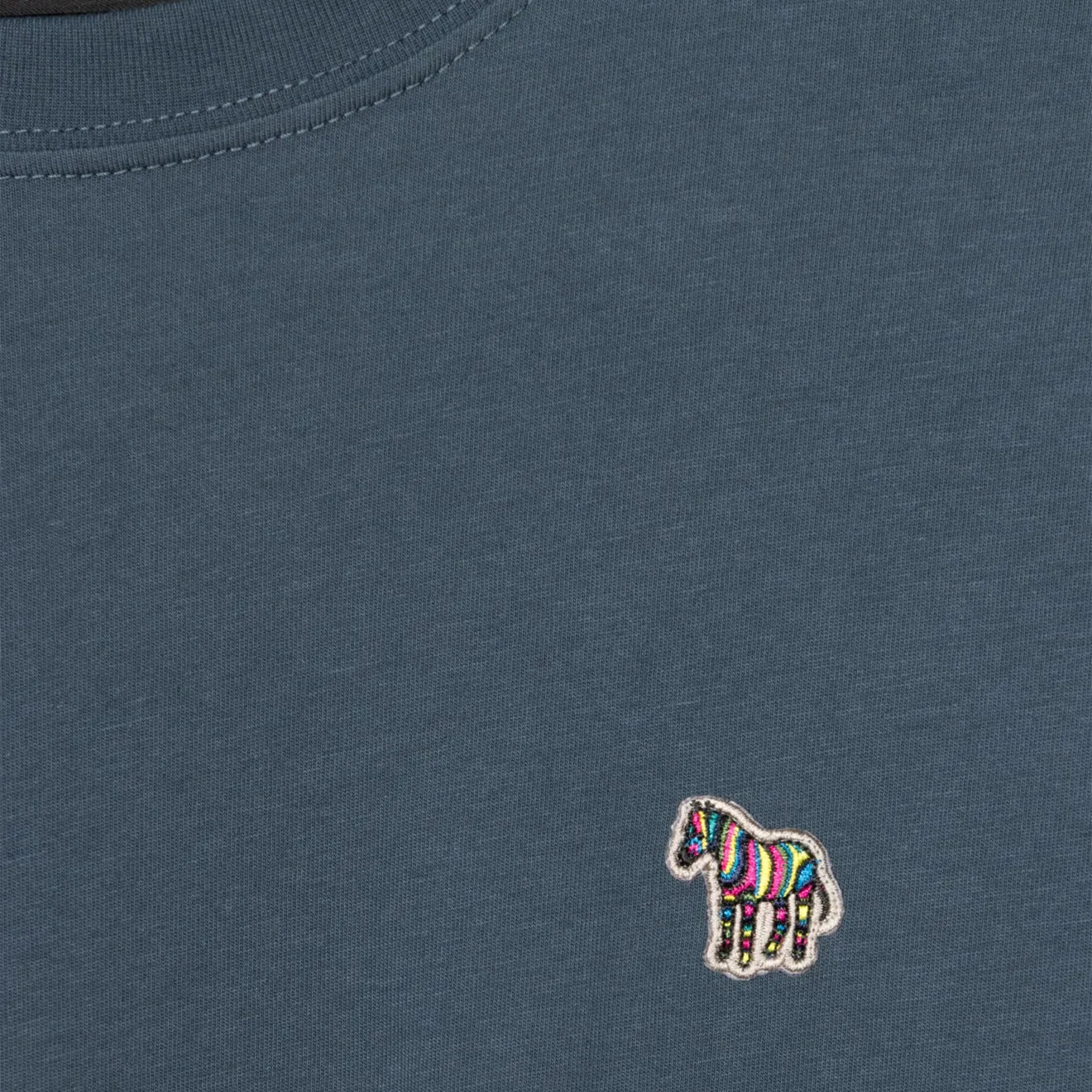 Paul Smith T-shirt en coton biologique avec logo zèbre bleu encre Vêtements Paul Smith