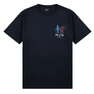 Paul Smith P5 Ltd Bike T-Shirt Very Dark Navy Clothing Paul Smith