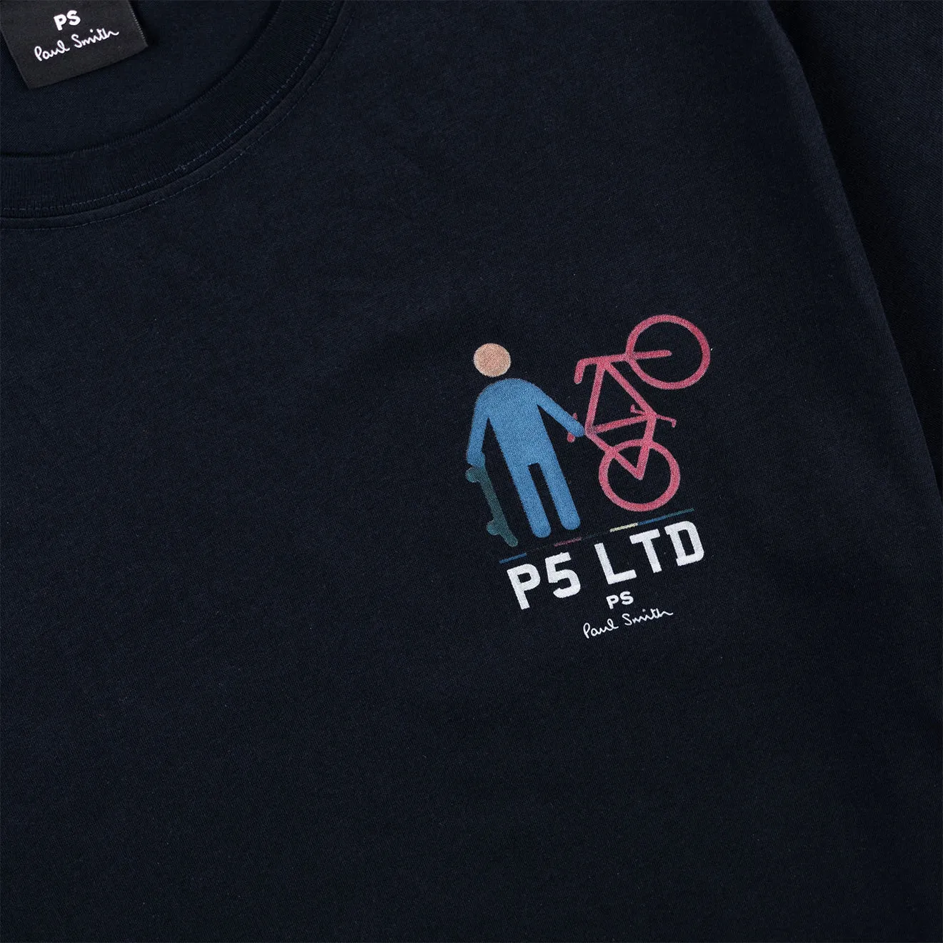 T-shirt Paul Smith P5 Ltd Bike Bleu Marine Très Foncé Vêtements Paul Smith