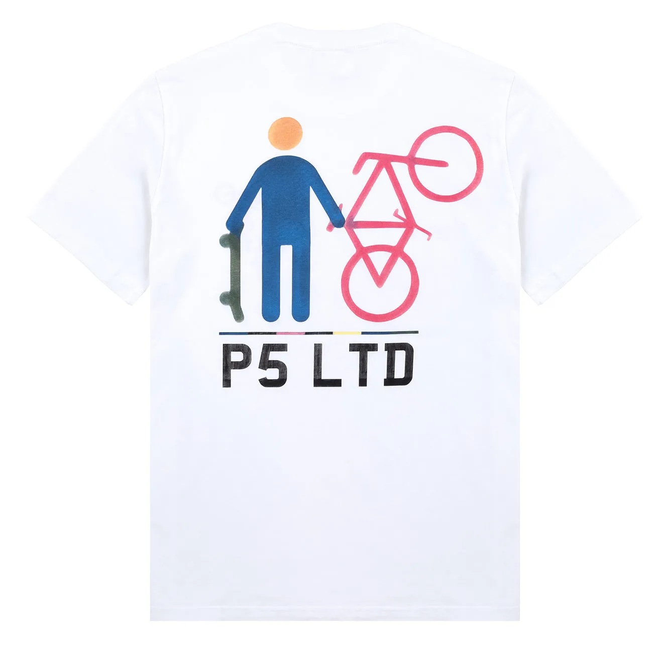 T-shirt de vélo Paul Smith P5 Blanc