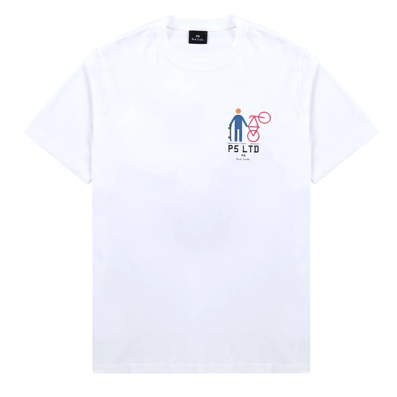 T-shirt de vélo Paul Smith P5 Blanc