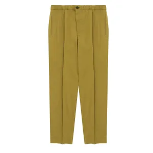 Paul Smith Pleated Elasticated Waist Trouser Military Green Clothing Paul Smith