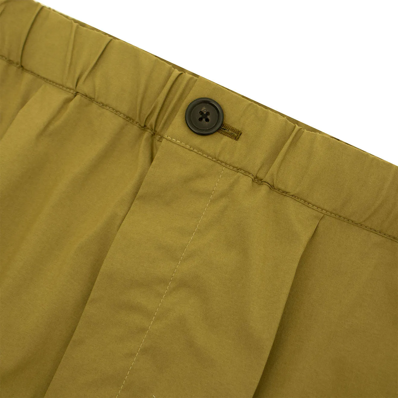 Paul Smith Pantalon à taille élastiquée plissé Vert militaire Vêtements Paul Smith