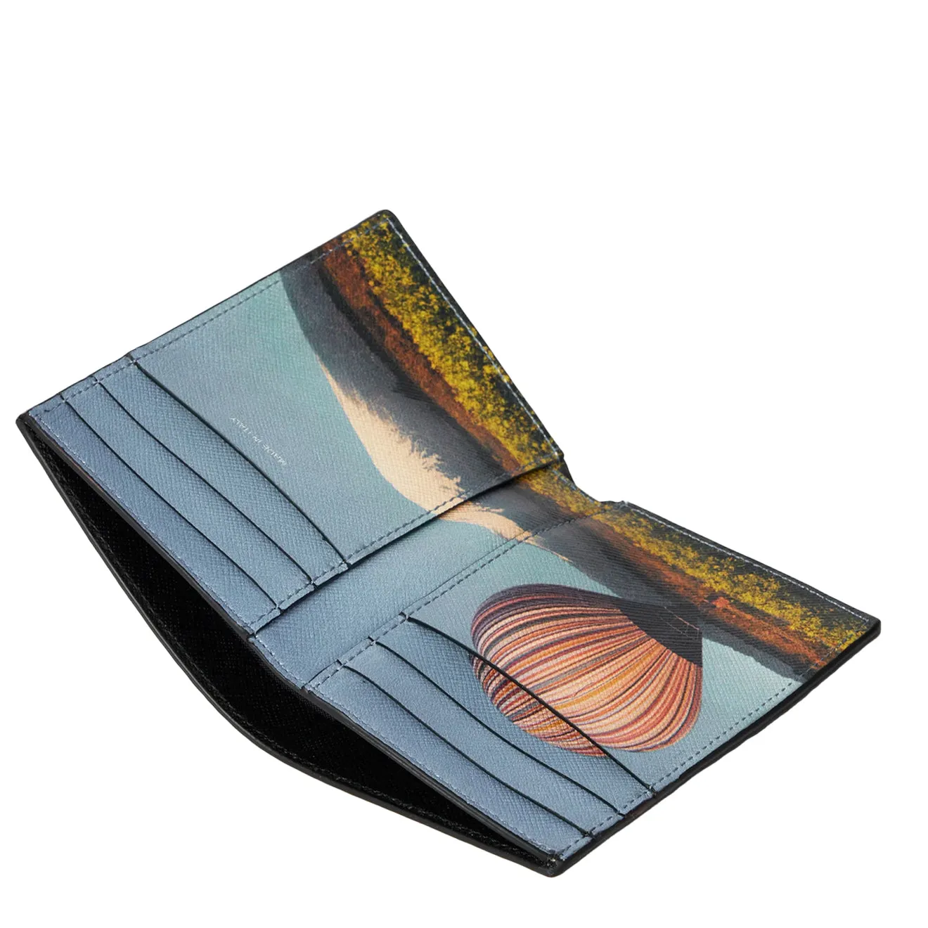 Porte-cartes de crédit intérieur Paul Smith Signature Stripe Balloon Mont Fuji Noir Vêtements Paul Smith