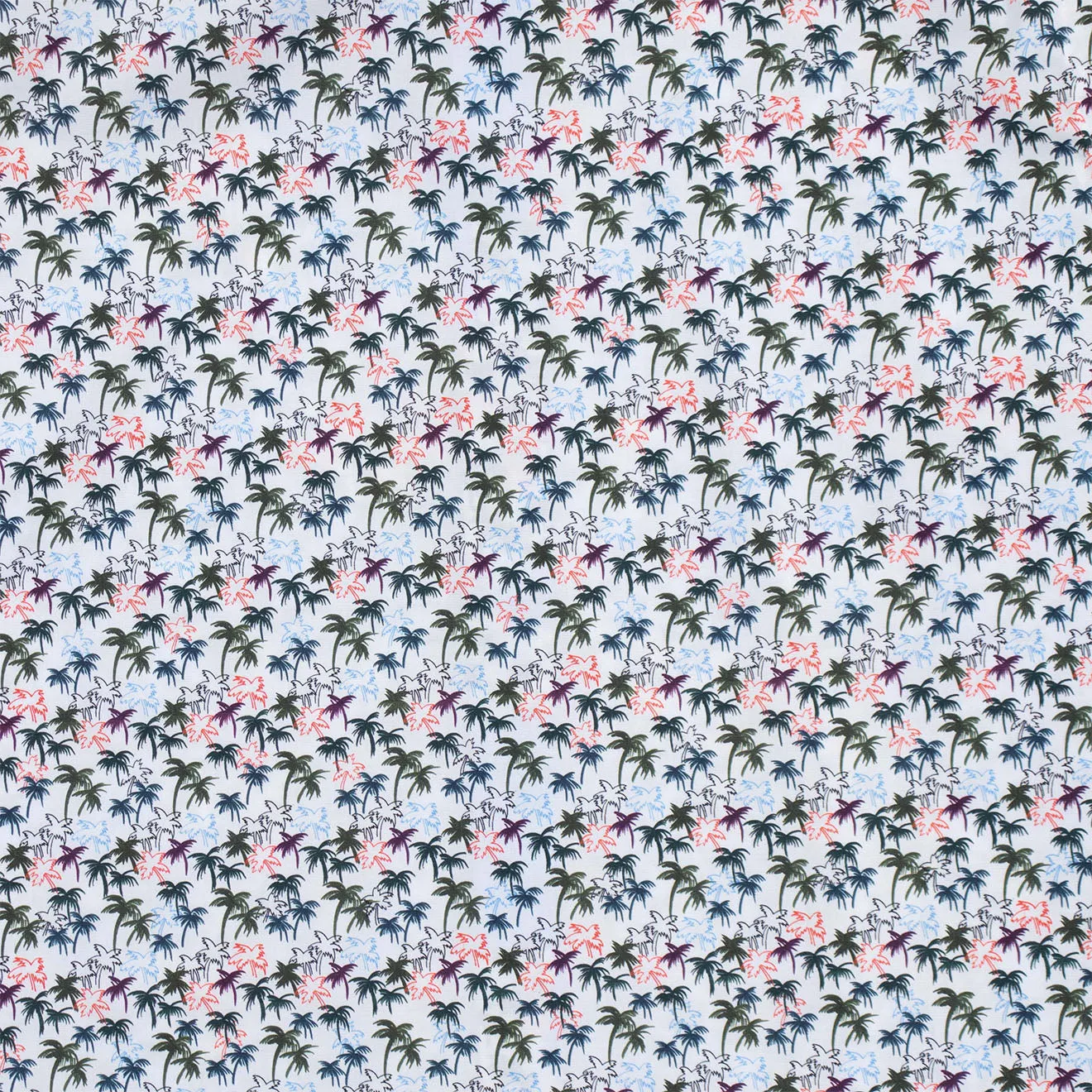 Paul Smith Chemise décontractée printemps/été détail palmier blanc