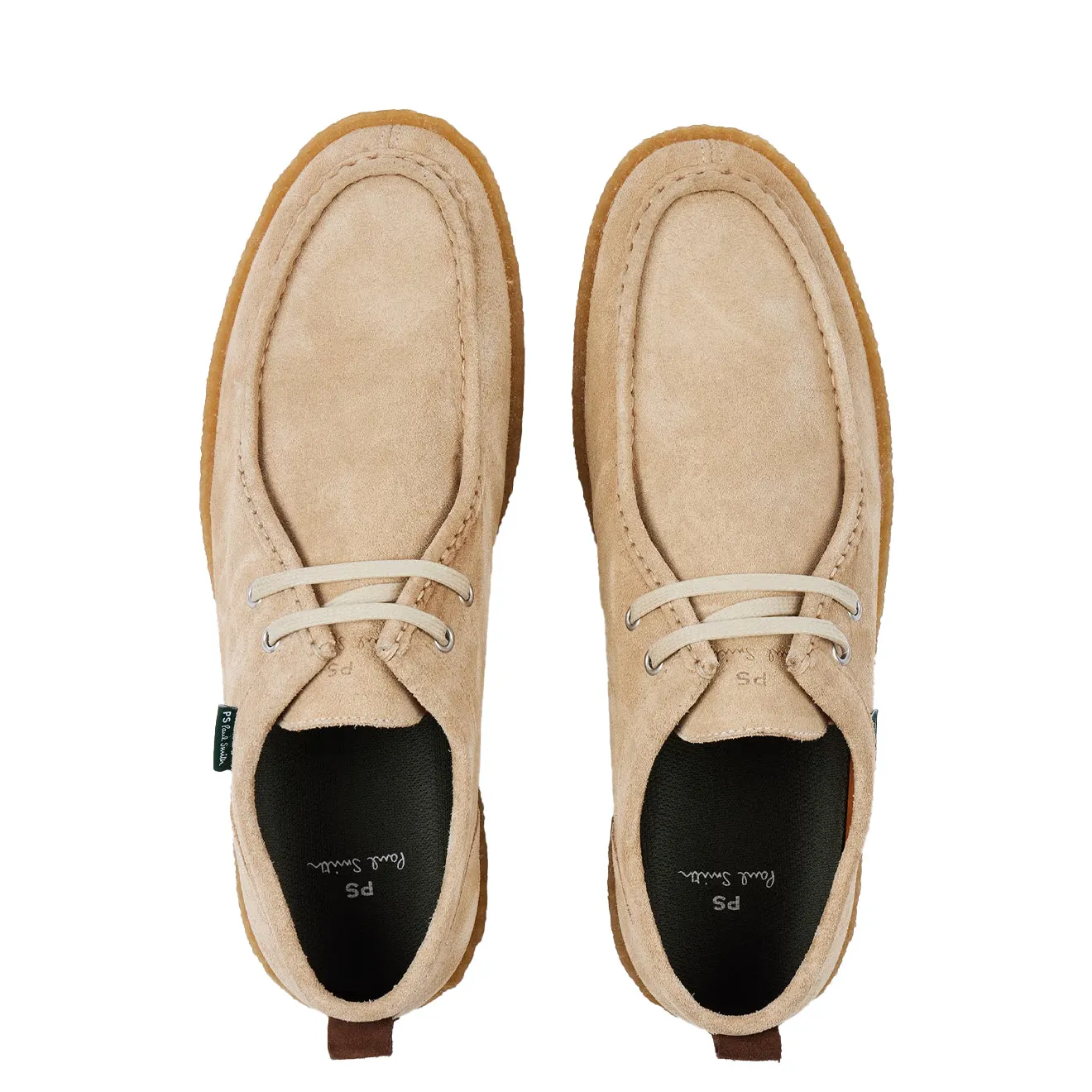 Paul Smith Chaussures Buster en Suède Sable Vêtements Paul Smith