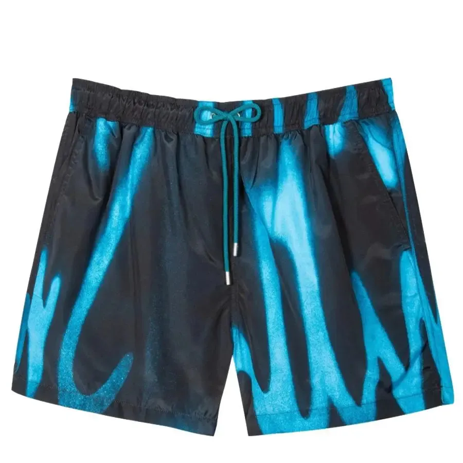 Paul Smith Short de Bain Logo Air Brush Noir