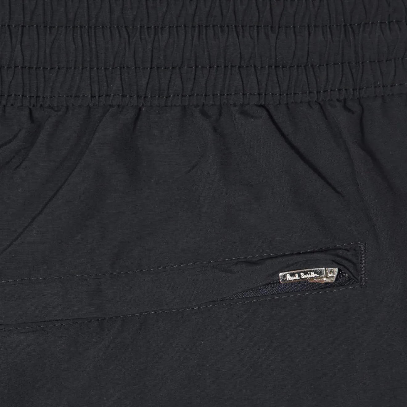Paul Smith Short de Bain à Bords Artistiques Rayés Noir