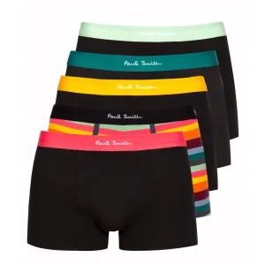 Paul Smith Trunk 5 Pack Stripe Mix Multicolour Clothing Paul Smith