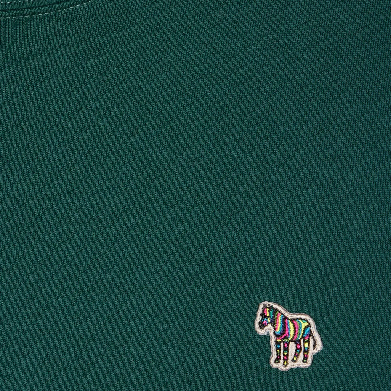 Pull en coton bio Paul Smith avec logo zèbre vert foncé