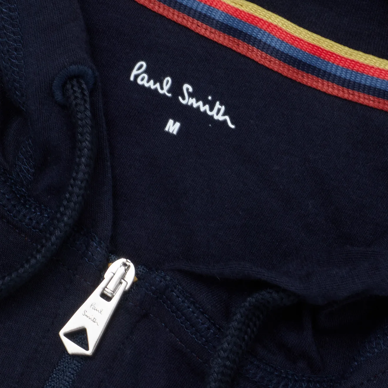 Paul Smith Zip Lounge Hoodie Bleu Encre
