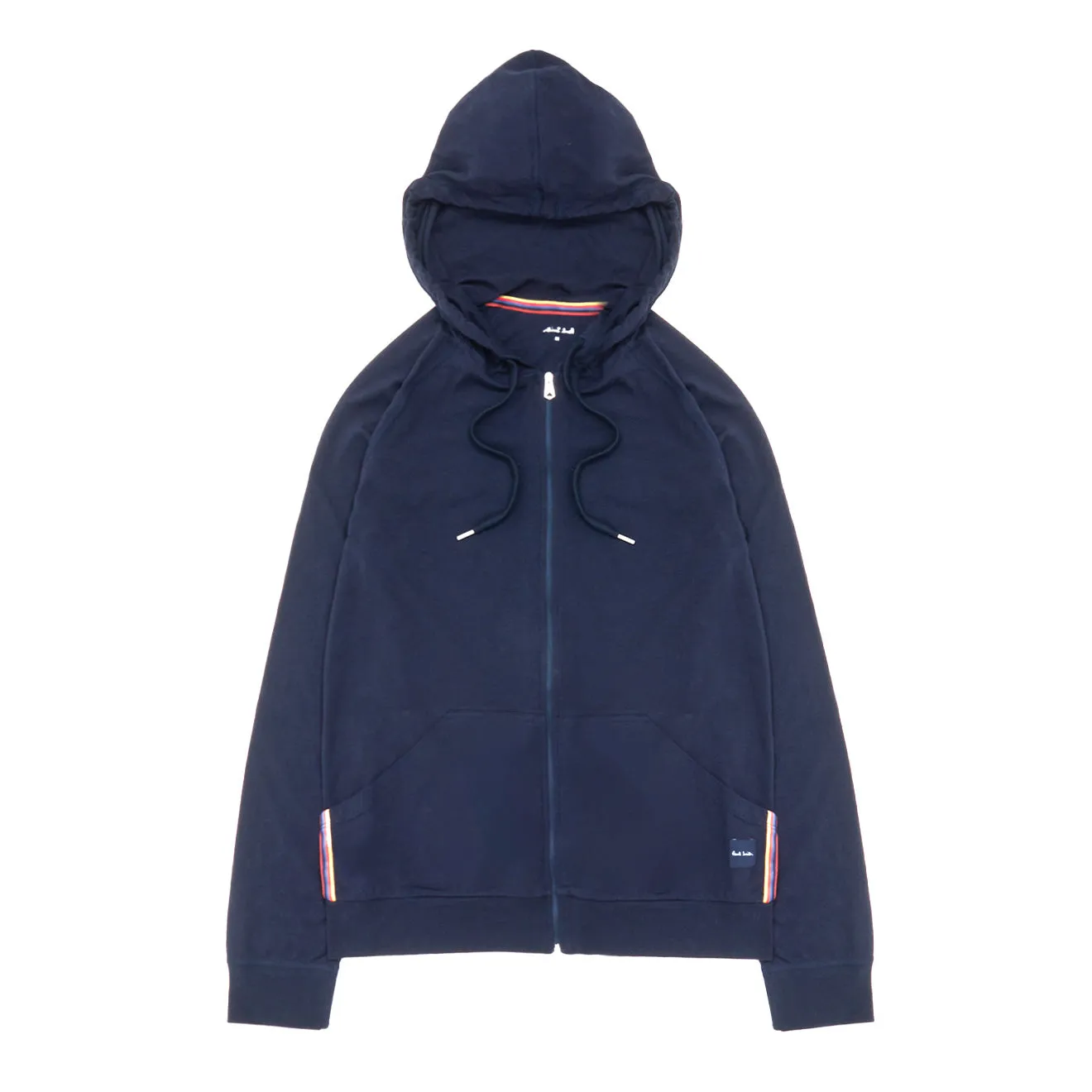 Paul Smith Zip Lounge Hoodie Bleu Encre