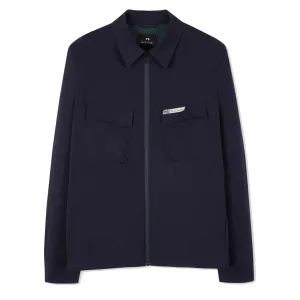 Paul Smith Zip Overshirt Very Dark Navy Clothing Paul Smith