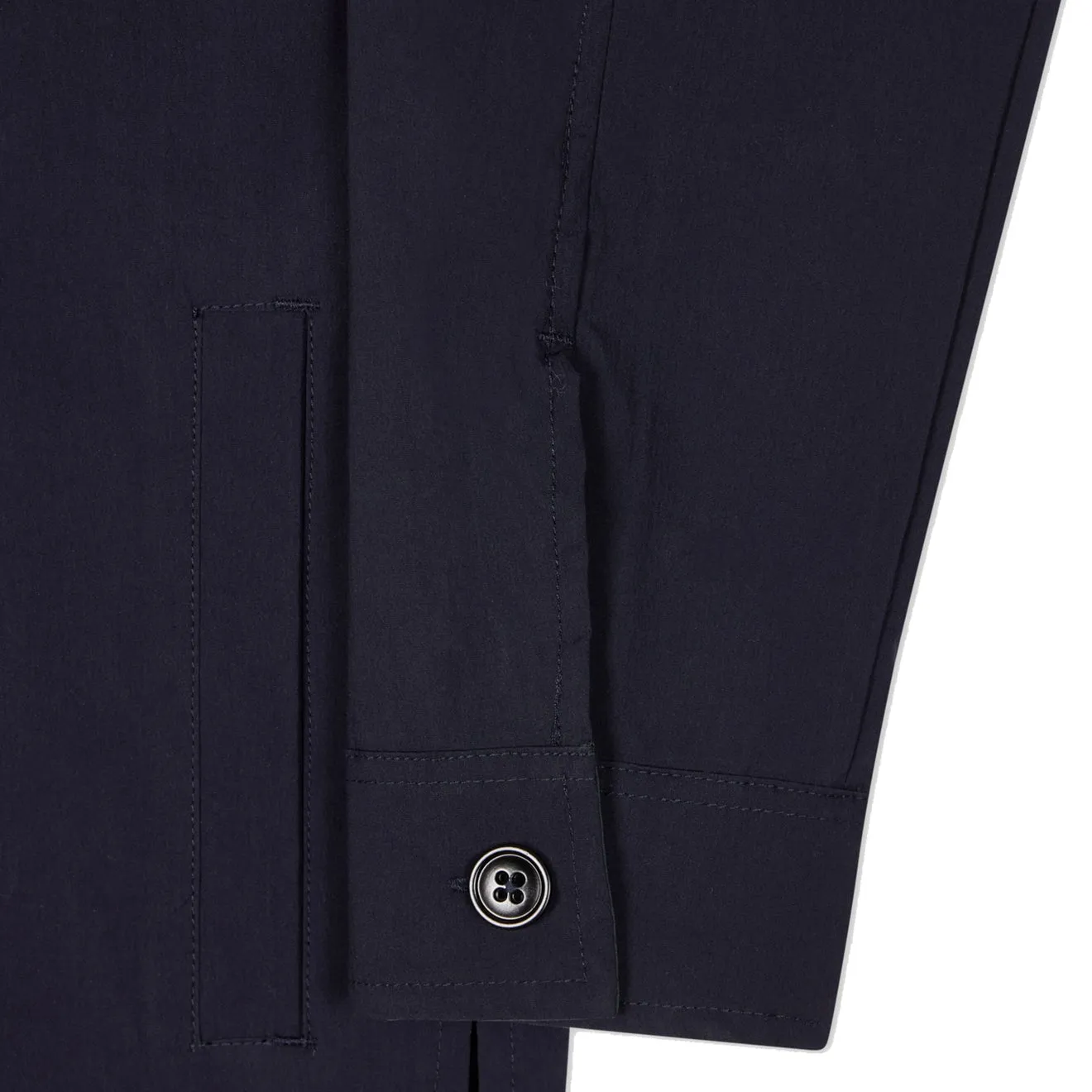 Paul Smith Zip Overshirt Bleu Marine Très Foncé