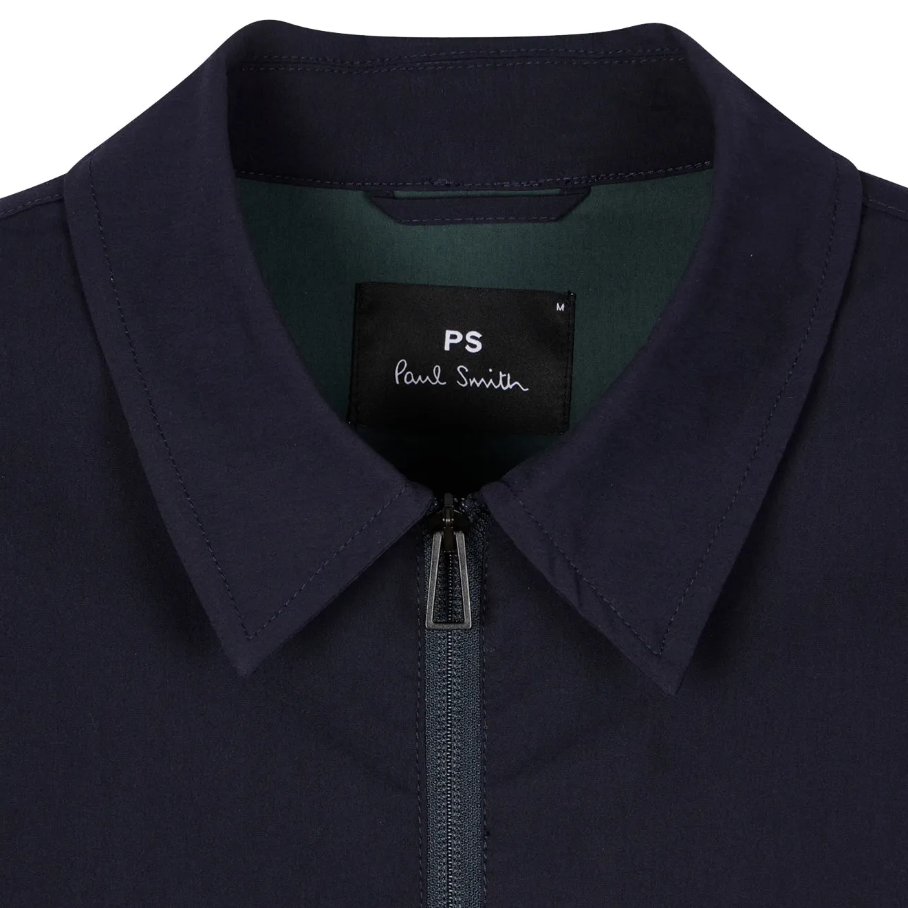 Paul Smith Zip Overshirt Bleu Marine Très Foncé