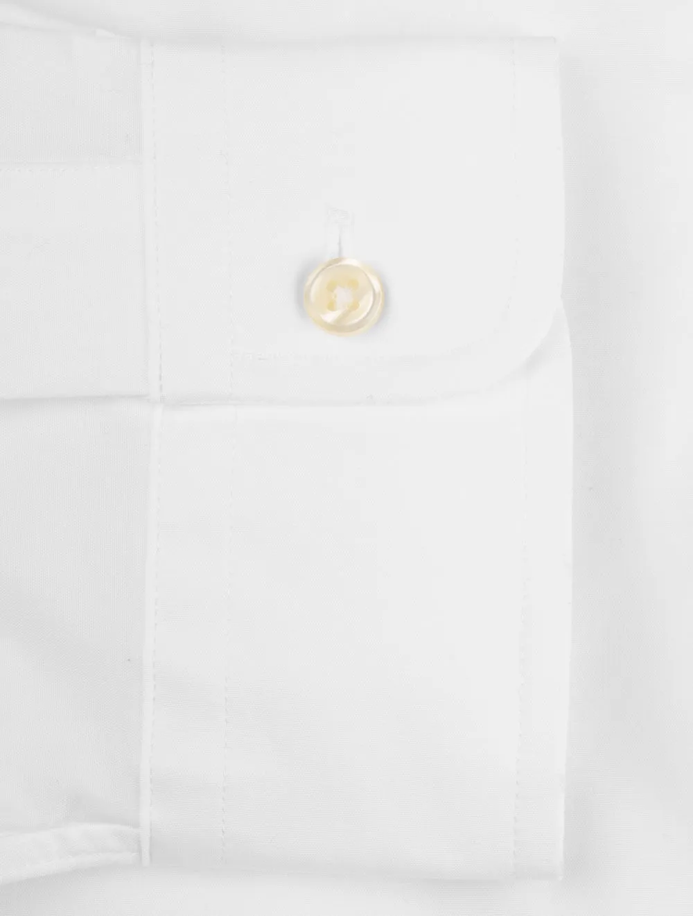 Chemise à boutonnage simple blanche