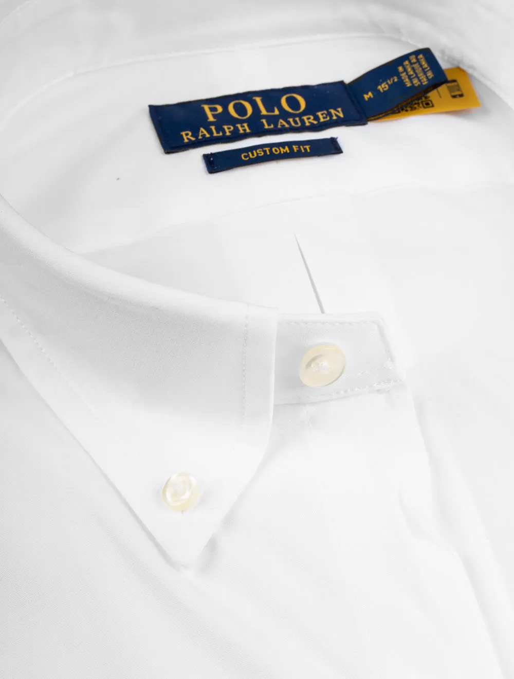 Chemise à boutonnage simple blanche