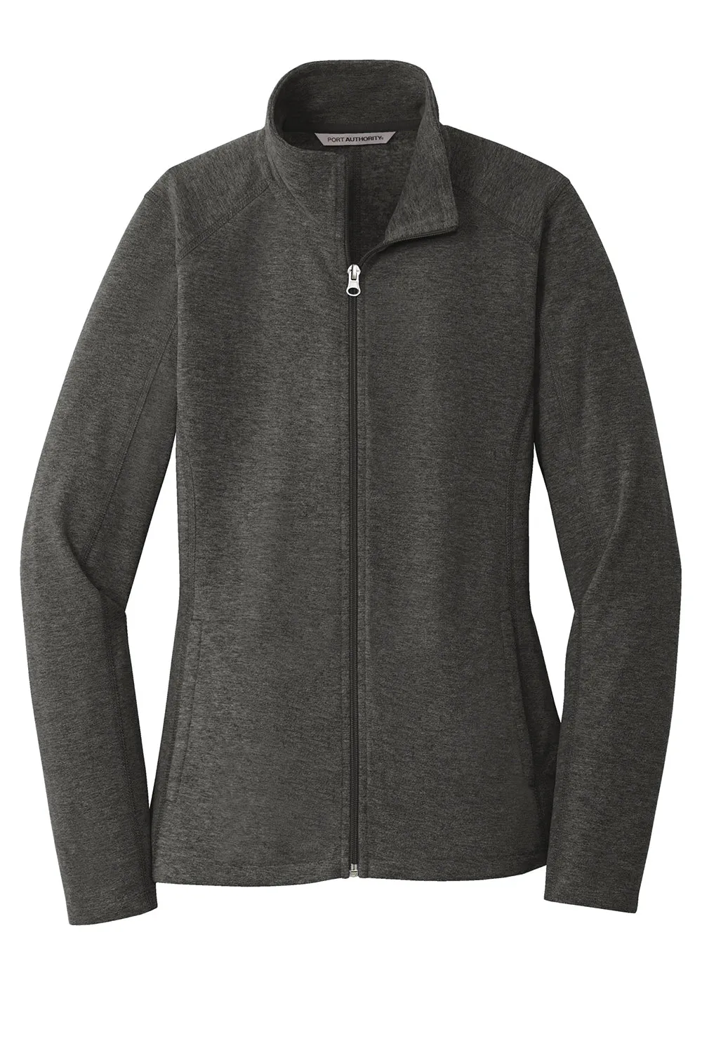 Sweat à capuche résistant aux pilules pour femmes Port Authority - Heather Charcoal Noir