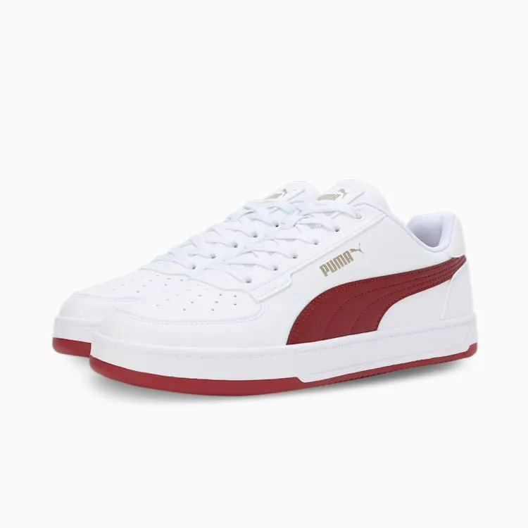 PUMA CHAUSSURES DE SPORT HOMME CAVEN 2.0 BLANC/ROUGE