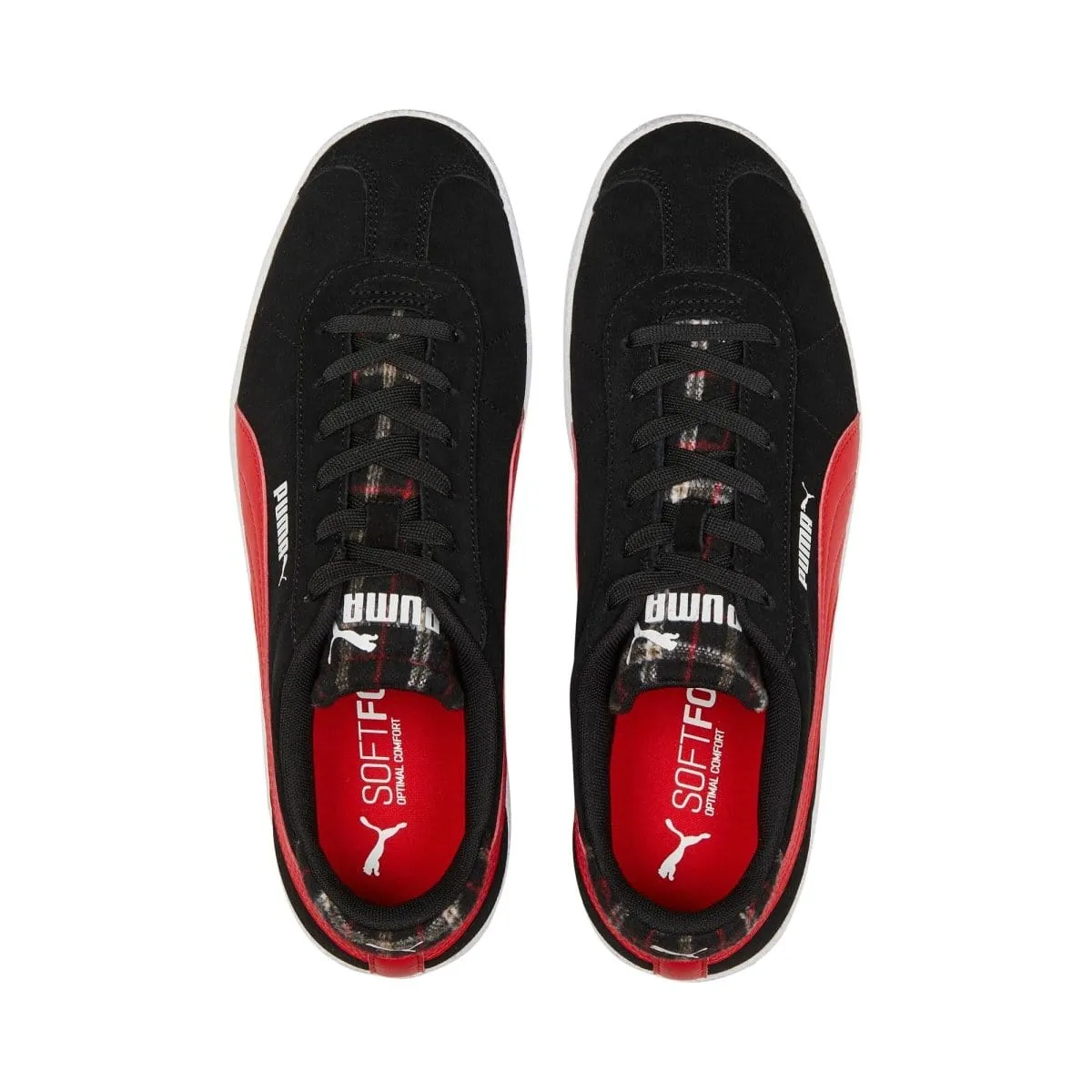 CHAUSSURE PUMA CLUB HOMME NOIRE/ROUGE