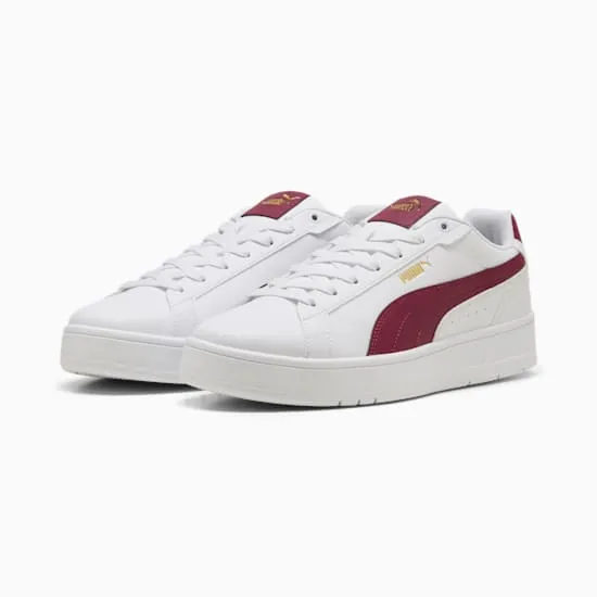 PUMA CHAUSSURES DE SPORT COURT CLASSICO POUR HOMME BLANC/ROUGE