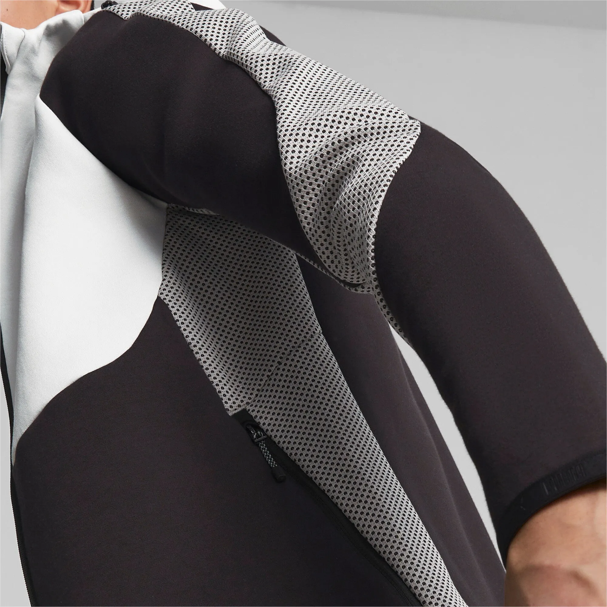 PUMA Sweat à capuche EVOSTRIPE à fermeture éclair pour homme