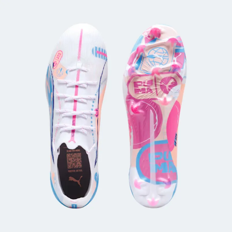 Puma Ultra 5 Ultimate Volume Up Chaussures à Crampons pour Terrain Sec