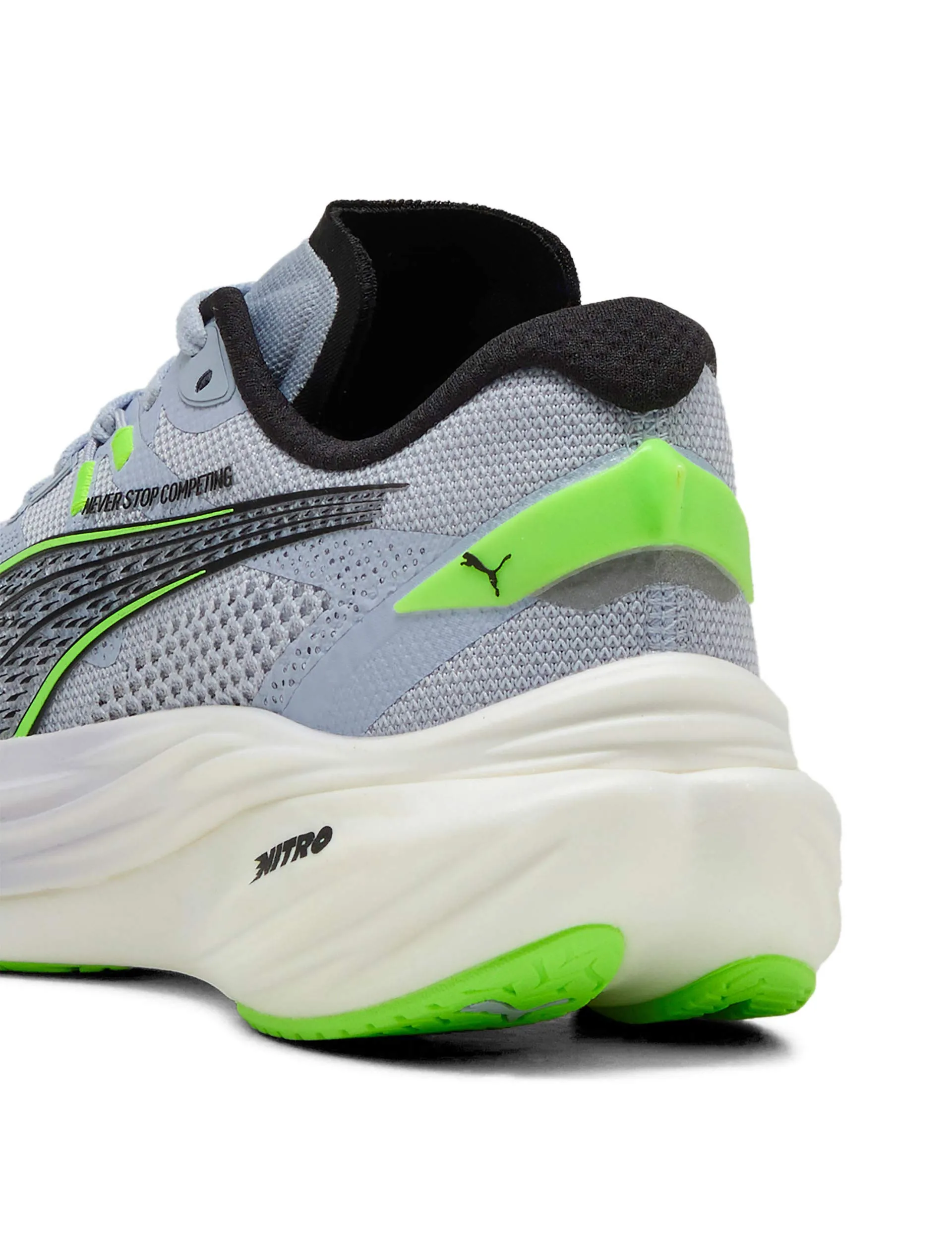 Chaussures de course Puma x Hyrox Deviate NITRO 3 - Temps frais/Éclat vert
