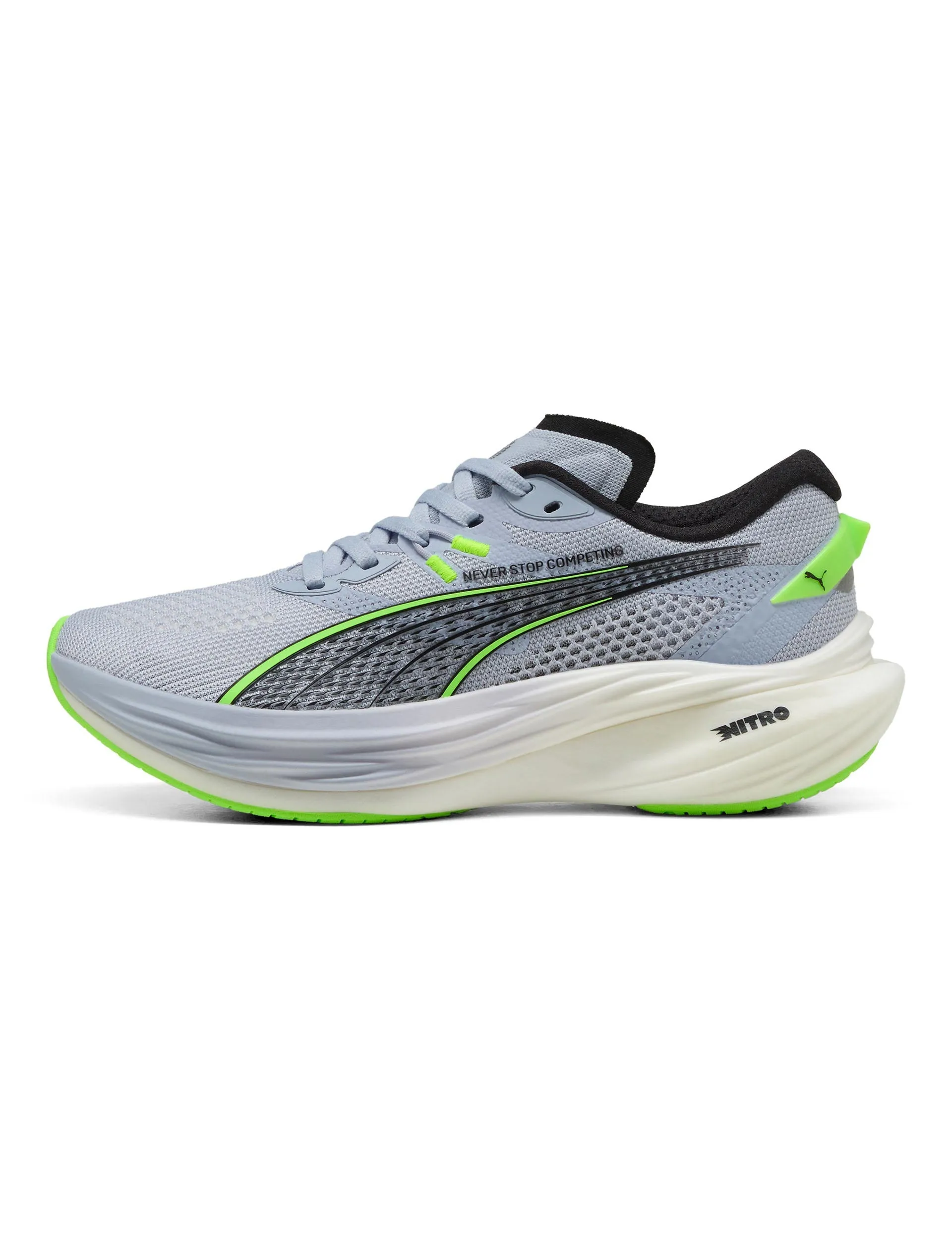 Chaussures de course Puma x Hyrox Deviate NITRO 3 - Temps frais/Éclat vert