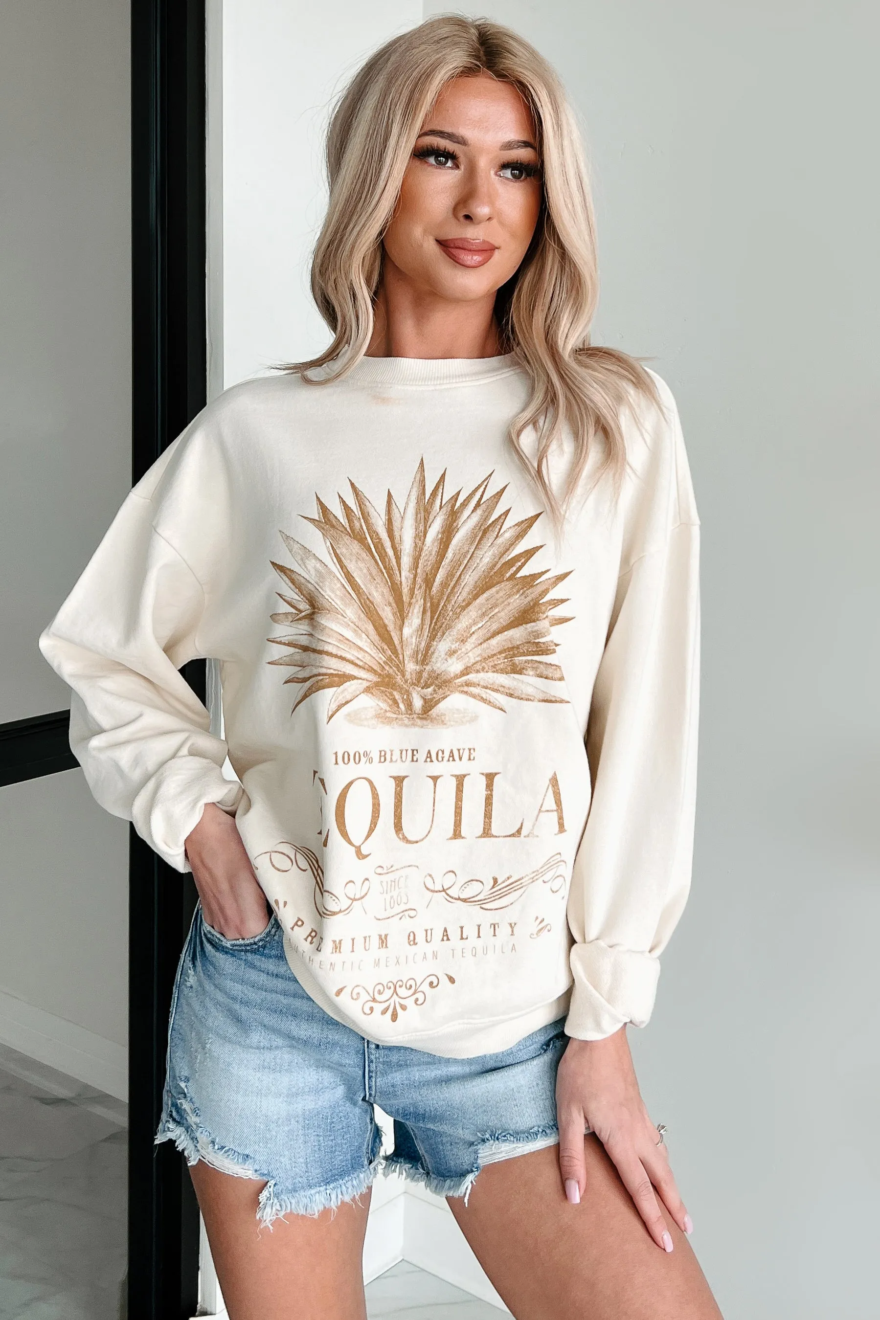 Sweat-shirt à motif 