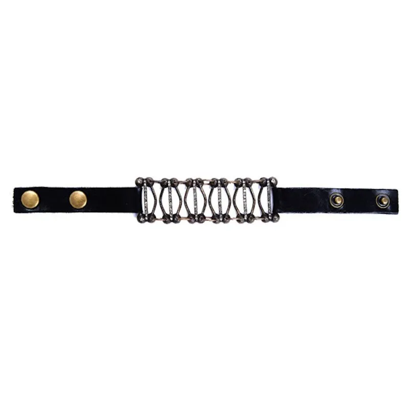Bracelet Rebel Design Edgy 6 Partie 5071 Noir
