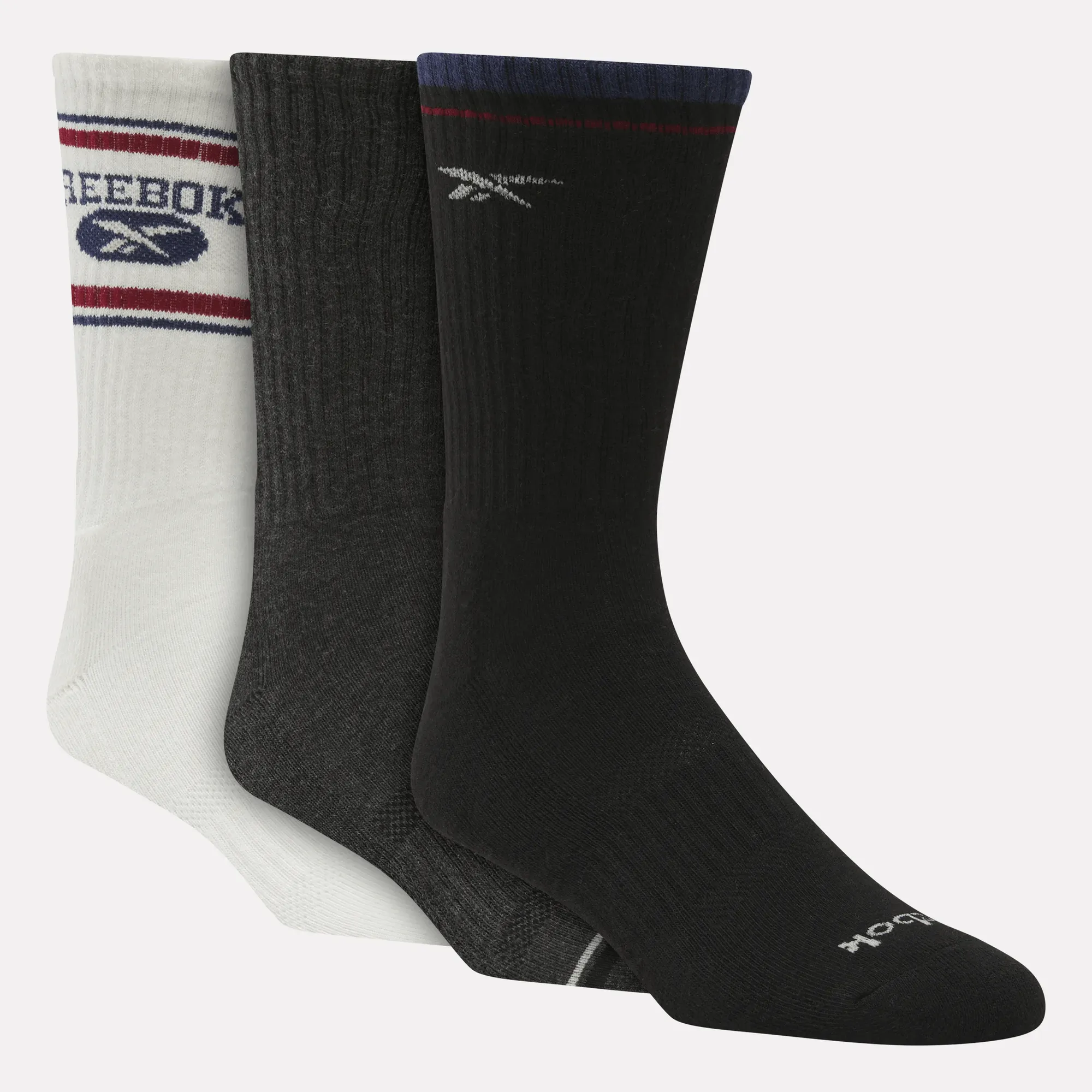 Accessoires Reebok Chaussettes Homme 3 paires Mi-côtes