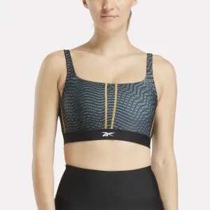 Reebok Shoes Women's Hype Pack Blocked Allover Print Bralette