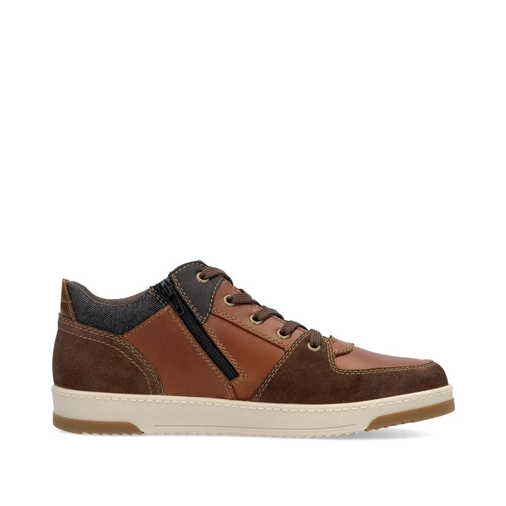 Rieker Chaussures 17501-24 Marron Multicolore Lacets/Fermeture latérale