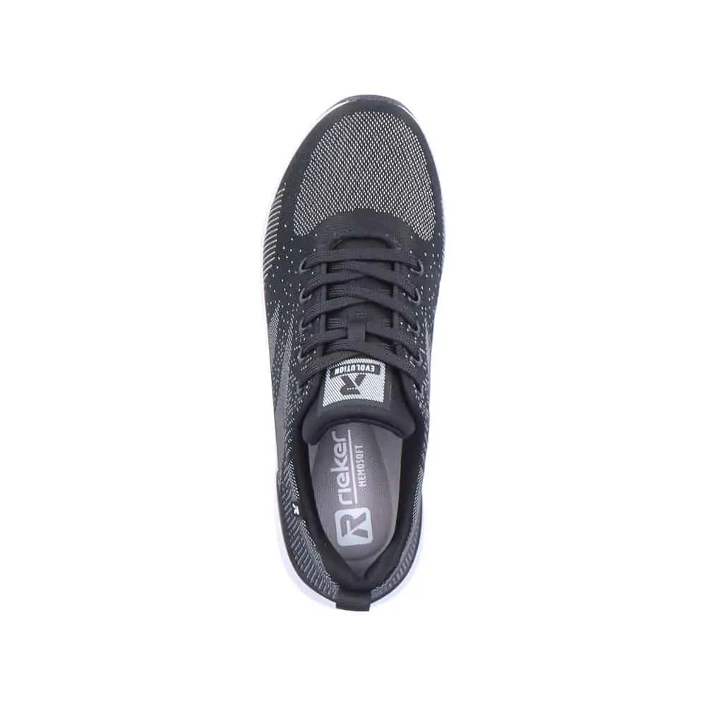 Rieker Chaussures 40106-00 Noir à Lacets