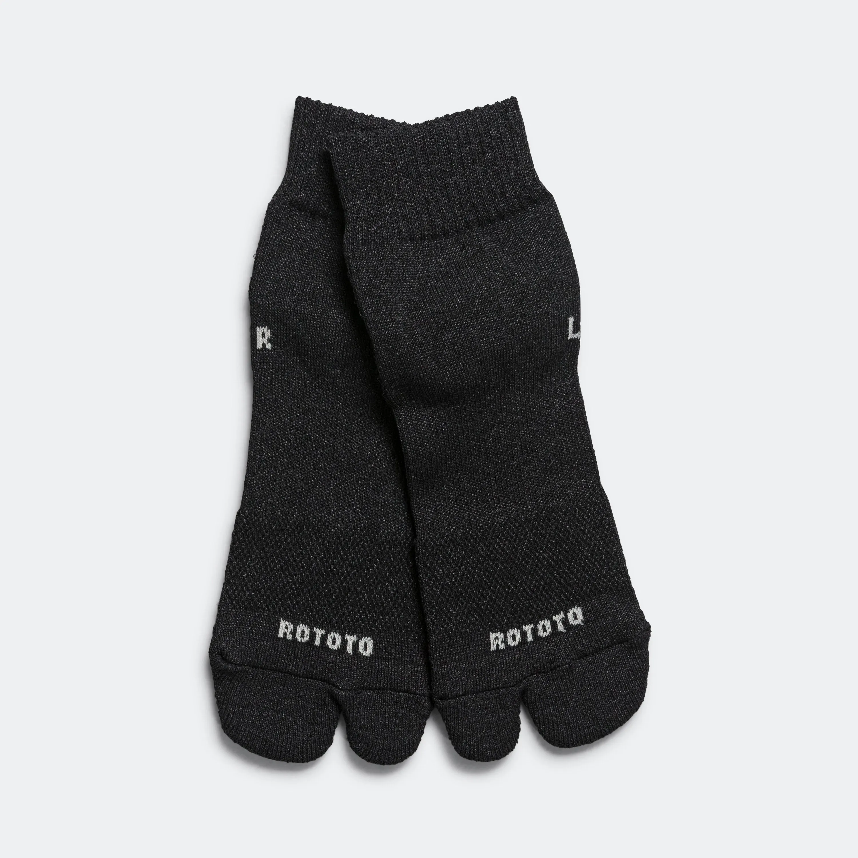 Chaussettes cheville à orteils séparés RoToTo Accessories - Noir