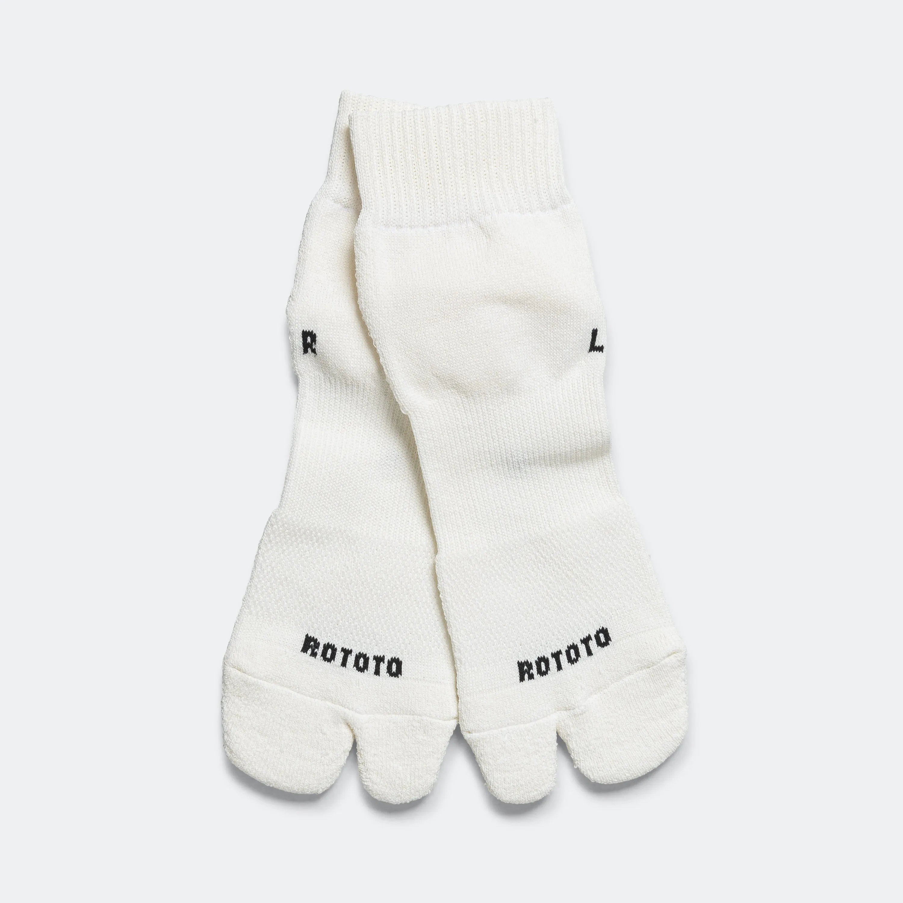 Chaussettes cheville à orteils séparés RoToTo Accessories - Blanc