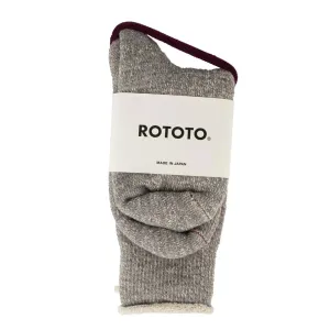 RoToTo Double Face Socks Mid Gray RoToTo Accessories